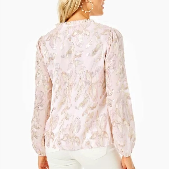 Lilly Pulitzer Women's Giana Silk Top - Picture 2 of 10
